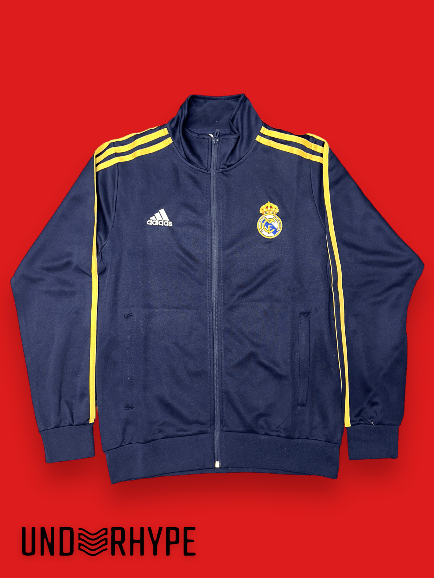 Adidas Real Madrid Tracksuit Dunkelblau (S) - UnderHype