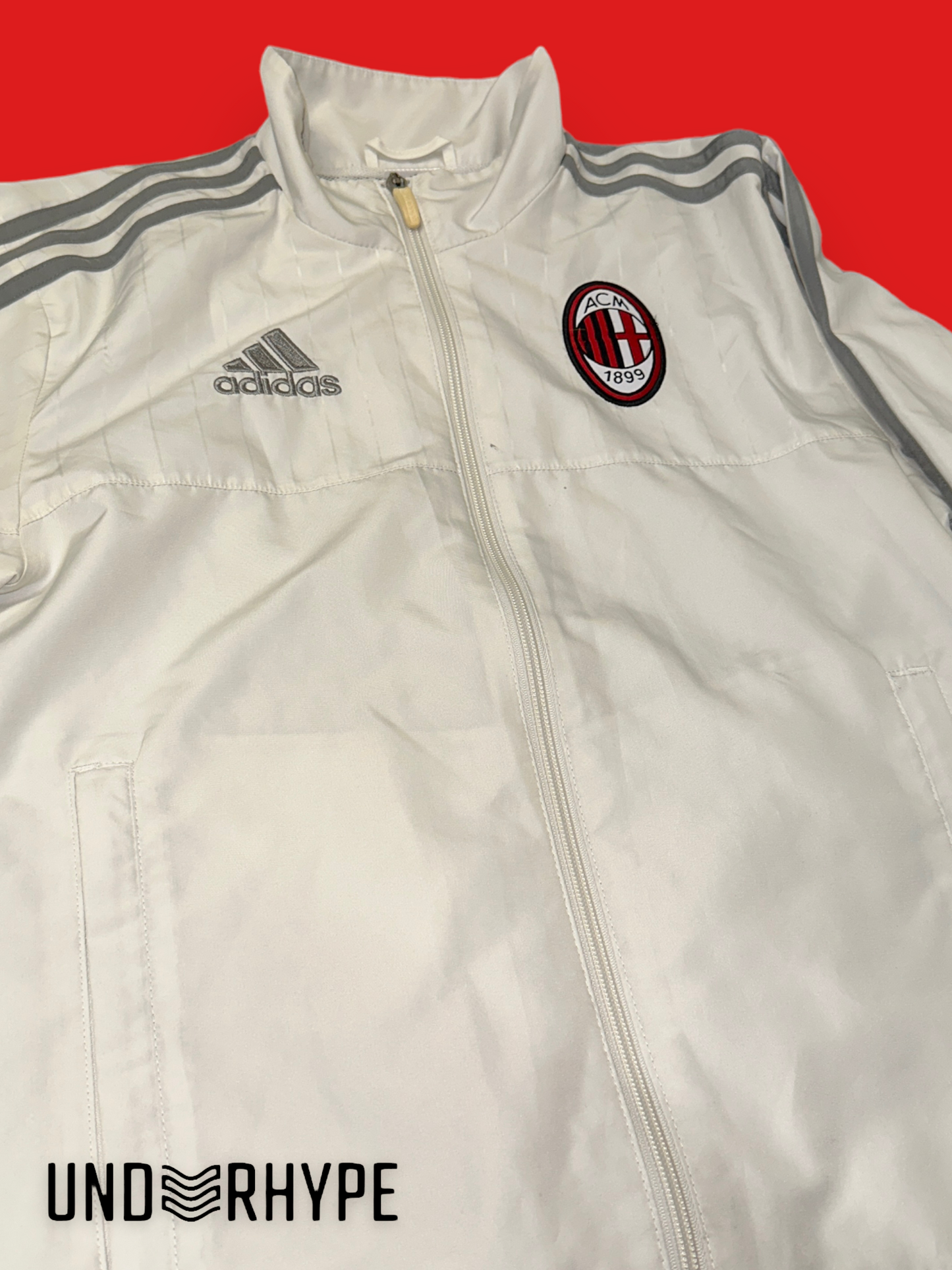 Adidas AC Milan Trackjacket Weiß (XS)