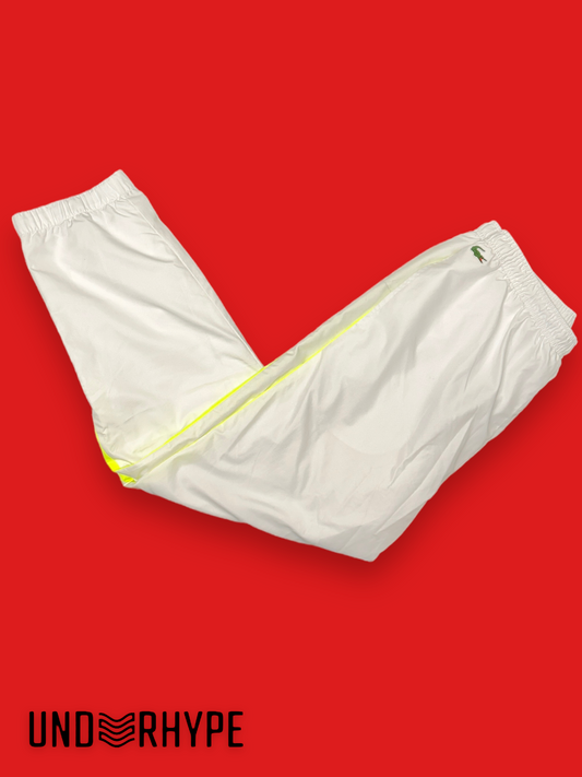 Lacoste Trackpants Weiß/neon (XXL)