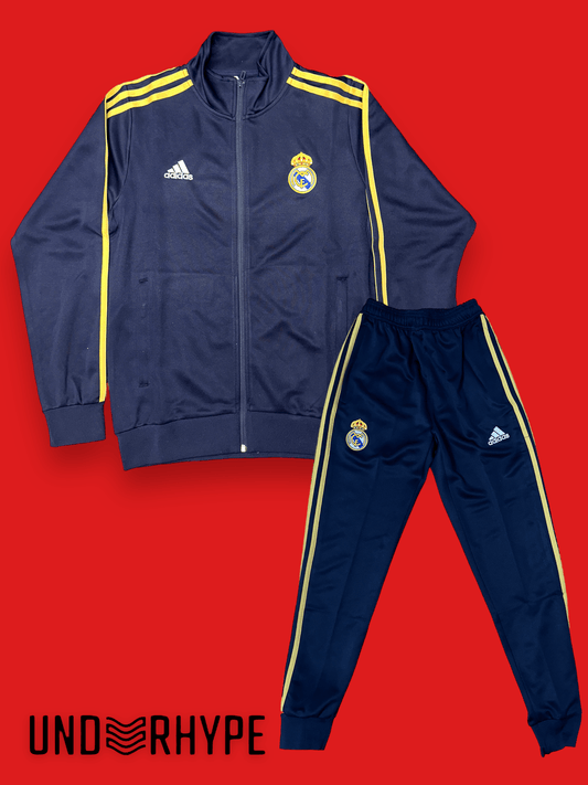 Adidas Real Madrid Tracksuit Dunkelblau (S) - UnderHype
